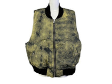 Load image into Gallery viewer, 新品未使用 FFFPOSTALSERVICE トリプルエフポスタルサービス MA-1 Bomber Vest ボンバーベスト サイズ表記なし タイダイ柄 中古 4b008158