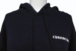 CHROME HEARTS クロムハーツ OLD オールドモデル CHクロス サーマル パーカー サイズM ブラック 美品 中古 4b008163