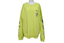Load image into Gallery viewer, 新品未使用 CHROME HEARTS クロムハーツ × MATTY BOY マッティボーイ スウェットシャツ トレーナー サイズXL ライムグリーン 中古 4b008164