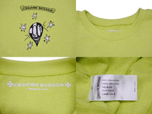 Load image into Gallery viewer, 新品未使用 CHROME HEARTS クロムハーツ × MATTY BOY マッティボーイ スウェットシャツ トレーナー サイズXL ライムグリーン 中古 4b008164