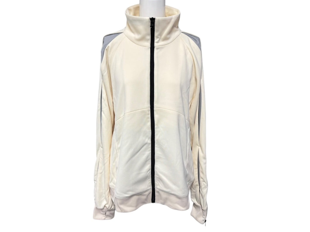 新品未使用 FFFPOSTALSERVICE トリプルエフポスタルサービス EPISODE V Umbrella トラックジャケット サイズL アイボリー 中古 4b008165