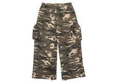 Load image into Gallery viewer, 新品未使用 FFFPOSTALSERVICE ポスタルサービス Wide Back Zip Cargo Pants ワイドバック ジップカーゴパンツ サイズ38 カモフラ柄 中古 4b008168