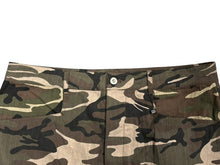 Load image into Gallery viewer, 新品未使用 FFFPOSTALSERVICE ポスタルサービス Wide Back Zip Cargo Pants ワイドバック ジップカーゴパンツ サイズ38 カモフラ柄 中古 4b008168