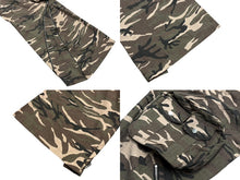 Load image into Gallery viewer, 新品未使用 FFFPOSTALSERVICE ポスタルサービス Wide Back Zip Cargo Pants ワイドバック ジップカーゴパンツ サイズ38 カモフラ柄 中古 4b008168