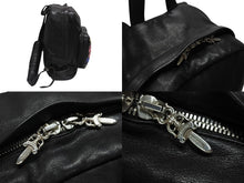 Load image into Gallery viewer, 極美品 CHROME HEARTS クロムハーツ 7TH GRADE マルチセメタリークロスパッチ レザーバックパック 22パッチ CHクロス装飾 中古 4b008169