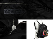 Load image into Gallery viewer, 極美品 CHROME HEARTS クロムハーツ 7TH GRADE マルチセメタリークロスパッチ レザーバックパック 22パッチ CHクロス装飾 中古 4b008169