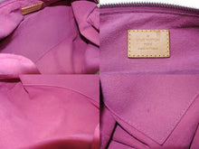 Load image into Gallery viewer, LOUIS VUITTON ルイヴィトン バギーPM ショルダーバッグ M95212 モノグラム デニム レザー ピンク ゴールド金具 美品 中古 4b008172