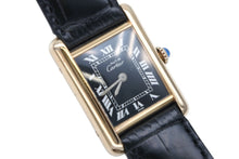 Load image into Gallery viewer, CARTIER カルティエ マストタンク ヴェルメイユ SM 腕時計 レディース 手巻き オーバーホル済み 型押し フェンディベルト 美品 中古 4b008173