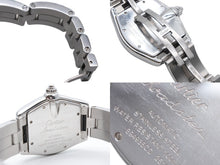 Load image into Gallery viewer, CARTIER カルティエ ロードスターLM 腕時計 W62004V3 ステンレススチール シルバー ブラック オートマティック 自動巻 美品 中古 4b008176