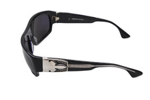 Load image into Gallery viewer, CHROME HEARTS クロムハーツ G-MONEY Ⅱ サングラス サイズ64□16-128 フレアニー装飾 アセテート シルバ−925 美品 中古 4b008181