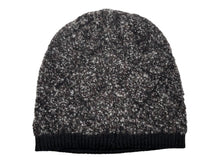 画像をギャラリービューアに読み込む, 極美品 CHANEL シャネル ニットキャップ ビーニー ココマーク カシミヤ ウール シルク ブラック ブラウン グレー 中古 4b008206