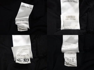 極美品 CHROME HEARTS クロムハーツ アーチロゴ 長袖Tシャツ サイズXL FUCK YOU CHプラス ブラック ホワイト 中古 4b008214