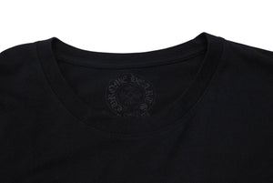 極美品 CHROME HEARTS クロムハーツ アーチロゴ 長袖Tシャツ サイズXL FUCK YOU CHプラス ブラック ホワイト 中古 4b008214