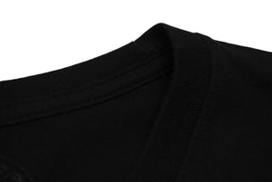 極美品 CHROME HEARTS クロムハーツ アーチロゴ 長袖Tシャツ サイズXL FUCK YOU CHプラス ブラック ホワイト 中古 4b008214