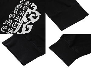 CHROME HEARTS クロムハーツ ヴィン ダガープリント 長袖 ロンT ブラック Lサイズ 美品 中古 4b008216