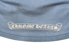Load image into Gallery viewer, CHROME HEARTS クロムハーツ CROSS RAGLAN TEE セメタリークロス ラグラン 半袖Tシャツ ブルー サイズXS 良品 中古 4b008220