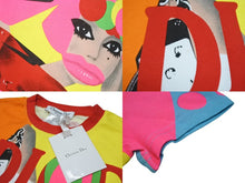 Load image into Gallery viewer, 新品未使用 Christian Dior クリスチャンディオール 総柄半袖Tシャツ 5E16155203 サイズ42 マルチカラー ガリアーノ期 中古 4b008221