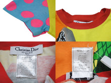 Load image into Gallery viewer, 新品未使用 Christian Dior クリスチャンディオール 総柄半袖Tシャツ 5E16155203 サイズ42 マルチカラー ガリアーノ期 中古 4b008221