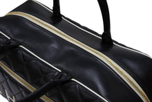 Load image into Gallery viewer, CHANEL シャネル スポーツライン ボストンバッグ A05943 3番台 キルティング ココマーク レザー ブラック ゴールド金具 美品 中古 4b008234