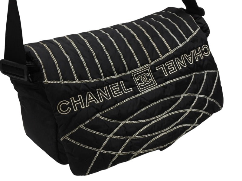 シャネル　スポーツライン　メッセンジャーバッグ　ココマーク　黒　y2k 00s 楽天市場】【バッグ】 CHANEL シャネル スポーツライン ココ