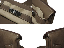 Load image into Gallery viewer, 新品未使用 エルメス HERMES ケリーアッカドPM W刻印 ワンショルダーバッグ エトゥープ シルバー金具 中古 4b008245