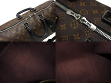 Load image into Gallery viewer, LOUIS VUITTON ルイヴィトン キーポル バンドリエール45 ボストンバッグ M56711 モノグラムマカサーブラウン 美品 中古 4b008250