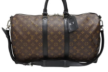 Load image into Gallery viewer, LOUIS VUITTON ルイヴィトン キーポル バンドリエール45 ボストンバッグ M56711 モノグラムマカサーブラウン 美品 中古 4b008250
