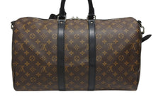 Load image into Gallery viewer, LOUIS VUITTON ルイヴィトン キーポル バンドリエール45 ボストンバッグ M56711 モノグラムマカサーブラウン 美品 中古 4b008250