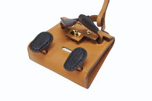 Load image into Gallery viewer, 極美品 HERMES エルメス ケリードールチャーム タデラクト×シェブルミゾル オレンジ×ブラウン×ブラック U刻印 アクセサリー 中古 4b008261