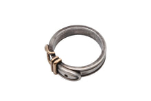 Load image into Gallery viewer, HERMES エルメス サンチュール ベルト リング 指輪 ヴィンテージ サイズ14号 シルバー925 18k 5.3g 美品 4b008264