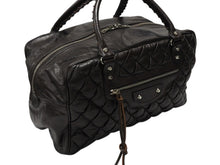 Load image into Gallery viewer, BALENCIAGA バレンシアガ マトラッセ シティ ハンドバッグ 168032 ブラウン レザー シルバー金具 美品 中古 4b008268