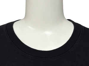 CHROME HEARTS クロムハーツ 半袖Tシャツ サイズS スクロールラベルロゴ プリント CHプラス ブラック ピンク 美品 中古 4b008284