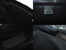 Load image into Gallery viewer, 極美品 GUCCI グッチ バンブー トートバッグ 112530 ピンク ブラック レザー GGキャンバス ブラック金具 中古 4b008302