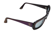 Load image into Gallery viewer, CHANEL シャネル スクエア サングラス アイウェア 5011 c.530/66 サイズ51□19 135 ココマーク 玉虫色 美品 中古 4b008310