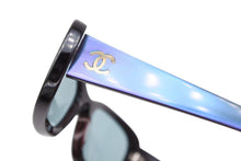 Load image into Gallery viewer, CHANEL シャネル スクエア サングラス アイウェア 5011 c.530/66 サイズ51□19 135 ココマーク 玉虫色 美品 中古 4b008310