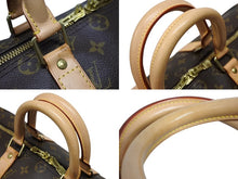 Load image into Gallery viewer, 極美品 LOUIS VUITTON ルイヴィトン モノグラム キーポル45 ボストンバッグ M41428 PVC ヌメ革 ブラウン ゴールド金具 中古 4b008379