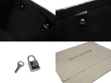 Load image into Gallery viewer, 極美品 LOUIS VUITTON ルイヴィトン ボストン キーポルバンドリエール45 ダミエグラフィット N41418 ブラック シルバー金具 4b008380