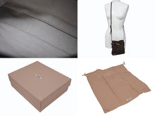 Load image into Gallery viewer, 極美品 MIUMIU ミュウミュウ ナッパレザー ポーチ ショルダーバッグ ブラウン レザー 5NR461 ゴールド金具 中古 4b008384