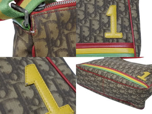 Christian Dior クリスチャンディオール メッセンジャーバッグ ショルダーバッグ 02RU 0064 ラスタカラー ガリアーノ期 良品 中古 4b008387