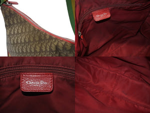 Christian Dior クリスチャンディオール メッセンジャーバッグ ショルダーバッグ 02RU 0064 ラスタカラー ガリアーノ期 良品 中古 4b008387