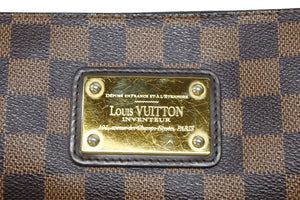 LOUIS VUITTON ルイヴィトン ダミエ エベヌ エヴァ ショルダーバッグ N55213 ブラウン ロゴ 斜め掛け 鞄 美品 中古 4b008389