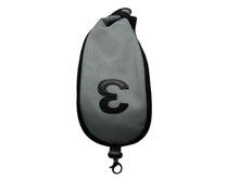 画像をギャラリービューアに読み込む, 極美品 CHANEL シャネル スポーツライン ゴルフクラブヘッドカバー 3 8番台ココマーク ナイロン ブラック 中古 4b008242