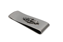 Load image into Gallery viewer, CHROME HEARTS クロムハーツ MNY CLIP SM フローラルクロス マネークリップ スモール 重量約56.4g スターリングシルバー 美品 中古 4b008444