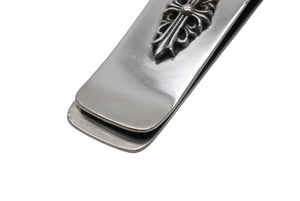 CHROME HEARTS クロムハーツ MNY CLIP SM フローラルクロス マネークリップ スモール 重量約56.4g スターリングシルバー 美品 中古 4b008444