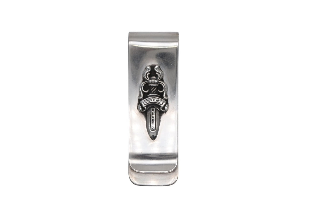CHROME HEARTS クロムハーツ MNY CLIP SM 初期ダガー マネークリップ スモール 重量約57.1g スターリングシルバー 美品 中古 4b008445