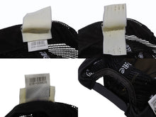 画像をギャラリービューアに読み込む, CHROME HEARTS クロムハーツ リップ&amp;タン トラッカーキャップ ローリングストーンズ ロンドン限定 ブラック ブルー 美品 中古 4b008450