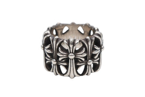 CHROME HEARTS クロムハーツ セメタリークロスリング 指輪 重量約23.3g サイズ19号 2003/.925刻印 シルバー925 美品 中古 4b008457