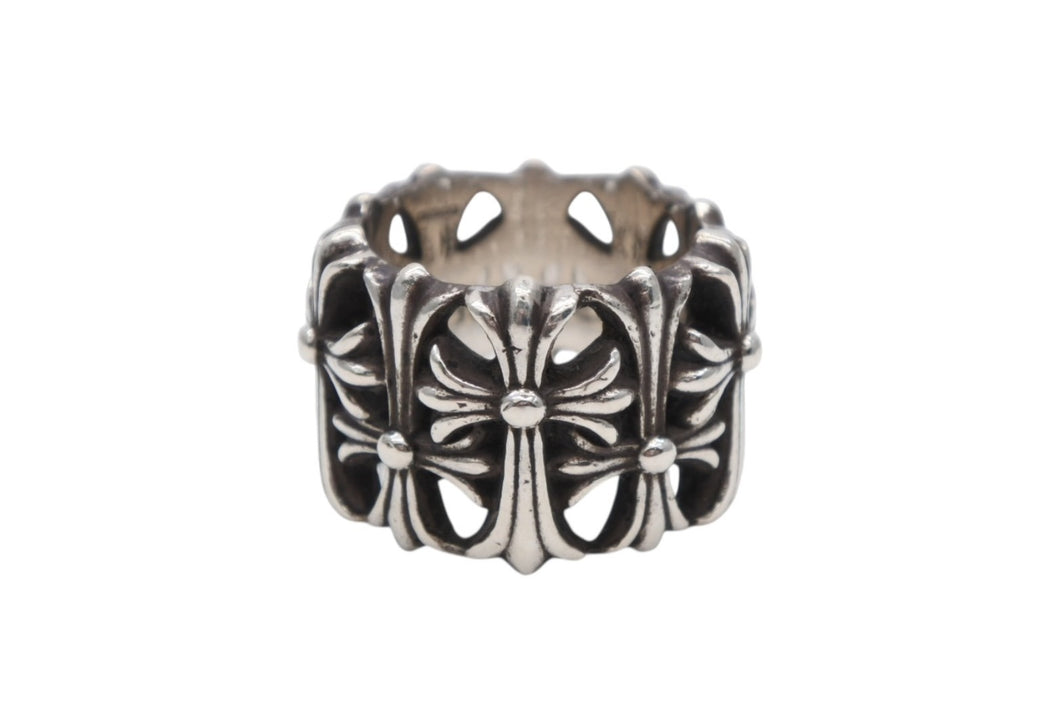 CHROME HEARTS クロムハーツ セメタリークロスリング 指輪 重量約23.3g サイズ19号 2003/.925刻印 シルバー925 美品 中古 4b008457