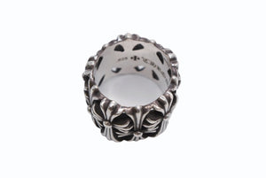 CHROME HEARTS クロムハーツ セメタリークロスリング 指輪 重量約23.3g サイズ19号 2003/.925刻印 シルバー925 美品 中古 4b008457