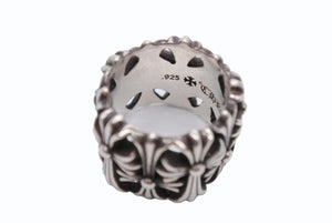 CHROME HEARTS クロムハーツ セメタリークロスリング 指輪 重量約23.3g サイズ19号 2003/.925刻印 シルバー925 美品 中古 4b008457